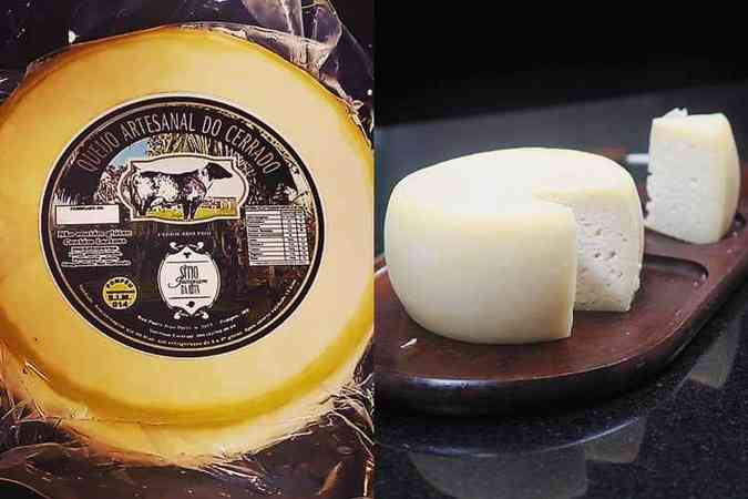 O queijo do tipo Minas Artesanal do Cerrado, produzido na fazenda Joaquim da Rita: planos de quadruplicar produo de 250 quilos por semana(foto: Divulgao e Geraldo Goulart/Encontro)