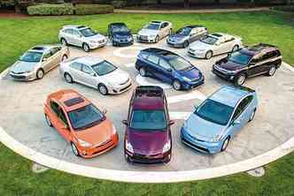 Oferta de hbridos Toyota e Lexus: atualmente, 30 modelos com vendas em mais de 90 pases(foto: Divulgao )