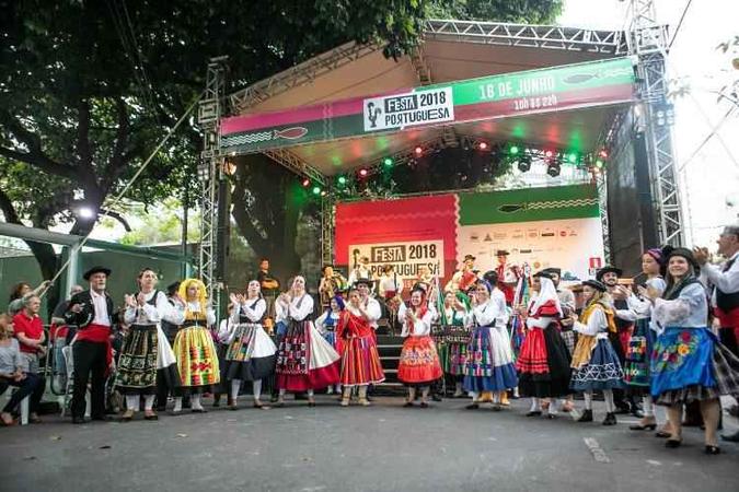 Em 2018, a 8ª Festa Portuguesa animou o público belo-horizontino na região centro-sul(foto: Cacá Lanari/Divulgação) Em 2018, a 8ª Festa Portuguesa animou o público belo-horizontino na região centro-sul(foto: Cacá Lanari/Divulgação)