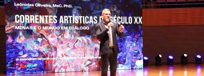 Abertura oficial do 8 Encontro de Gestores de Cultura e Turismo de Minas Gerais aconteceu nesta segunda-feira (18)(foto: Lo Bicalho/Divulgao)