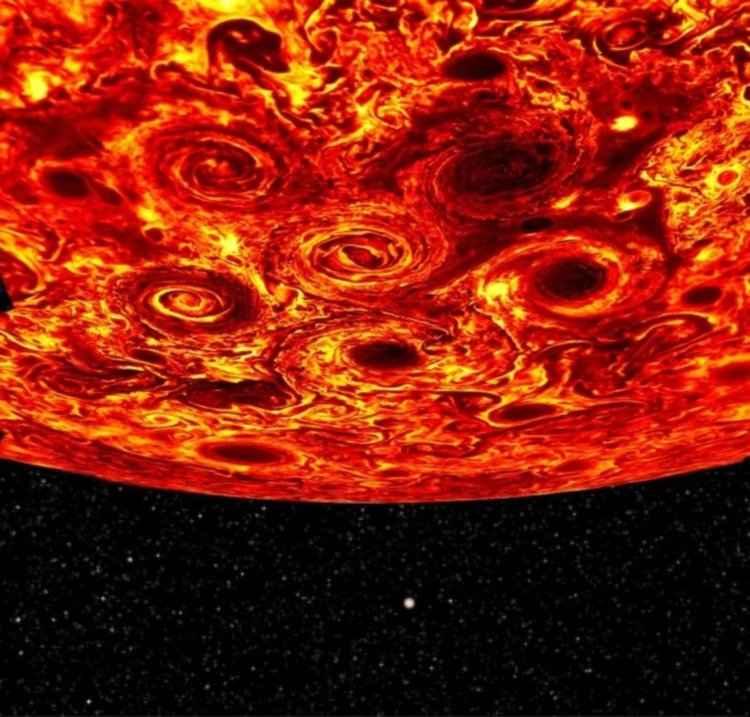 Nasa/JPL-Caltech/SwRI/ASI/INAF/JIRAM/Divulgação Nasa/JPL-Caltech/SwRI/ASI/INAF/JIRAM/Divulgação