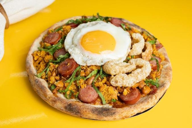 Breik Breik Cidade Nova: prato Tropizza (foto: Divulgac%u0327a%u0303o/BBCN)