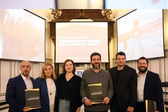 Lan�amento da pesquisa Conhecimento sobre o Holocausto no Brasil, no Memorial do Holocausto de S�o Paulo (foto: Rovena Rosa/Ag�ncia Brasil )