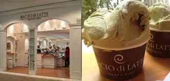 A badalada sorveteria Bacio di Latte, de So Paulo, ganha duas filiais em Belo Horizonte. A primeira ser aberta no shopping Diamond Mall(foto: Divulgao)
