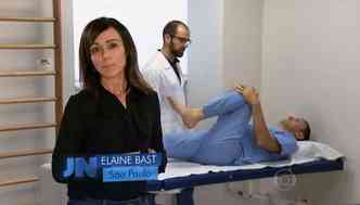 A reprter Elaine Blast revelou que teve cncer de mama e que fez mastectomia total, assim como Angelina Jolie(foto: YouTube/Reproduo)