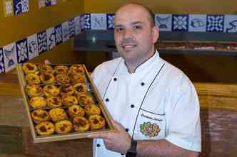 O chef Cristvo Larua, da Tasca Lusitana: comida portuguesa de raiz e pratos exclusivos(foto: Ronaldo Dolabella/Encontro)