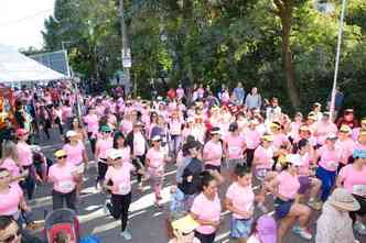 Mais uma vez, 1,5 mil atletas participaram da Corrida Encontro Delas, evento dedicado ao pblico feminino(foto: Leo Arajo/Encontro)