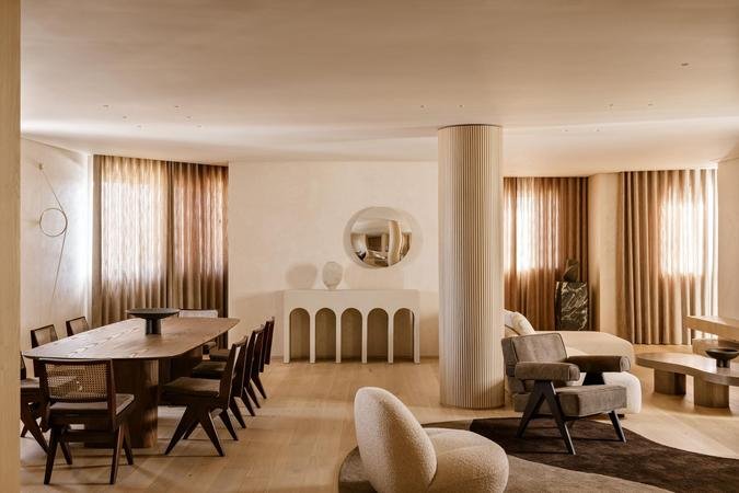 Segundo o arquiteto Pedro Flix, a madeira  um elemento essencial, tanto pela sensao de acolhimento quanto pela atemporalidade que transmite: 