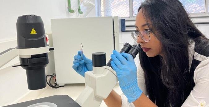 A pesquisadora Nathalia Oliveira(foto: Divulga��o/UFMG)