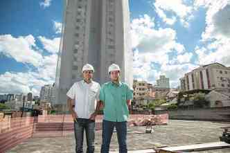 Gilberto Moreira e Vitor Vaz da Costa, scios da Construtora Vereda: 