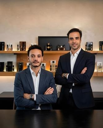 Os empres�rios Felipe Rossi Rodrigues da Costa e Rafael Freitas Ferreira, da novata Versato Decants, que surge em um momento de expans�o do setor no estado (foto: Versato/Divulga��o )
