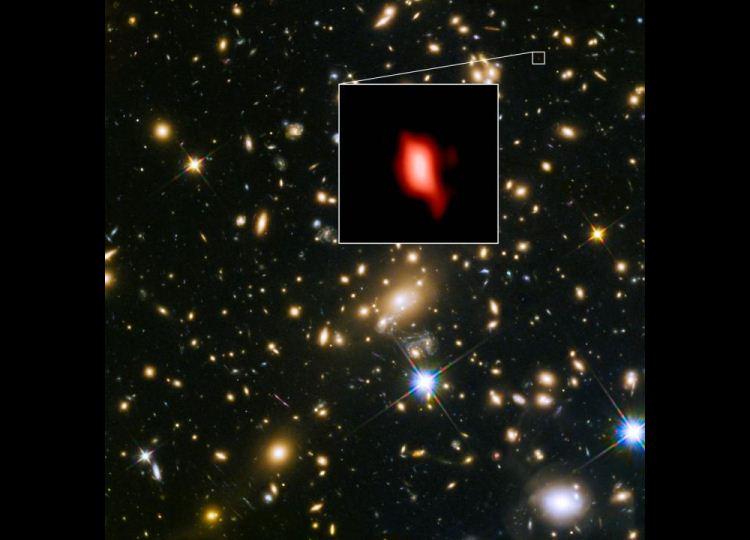 Alma/Nasa/ESA/Hubble Space Telescope/Divulgação Alma/Nasa/ESA/Hubble Space Telescope/Divulgação
