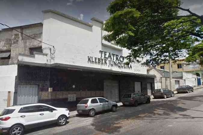 O Teatro Klber Junqueira, na Rua Platina, no Calafate,  tombado como Patrimnio Imaterial de Belo Horizonte(foto: Google Street View/Reproduo)
