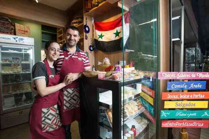 Khaled Tomeh e Mary Ghattas, do Narjes, com lojas no São Pedro e Mercado Central: 