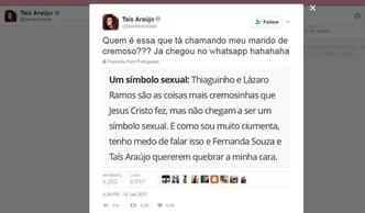 A atriz Taís Araújo teve uma A atriz Taís Araújo teve uma