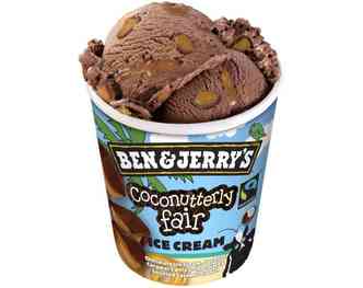 O grande diferencial da sorveteria americana Ben & Jerry's so os pedaos enormes de ingredientes em seus produtos(foto: Ben & Jerry's/Reproduo)