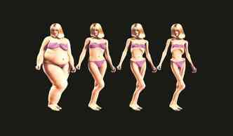 Na bulimia e na anorexia as vtimas se enxergam sempre mais gordas do que realmente so, mas, a principal diferena entre estes dois transtornos alimentares est na vontade de comer(foto: Irishexaminer.com/Reproduo)