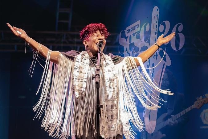 A cantora Laretha Weathersby (foto: @Lopo.Lab/Divulga��o)