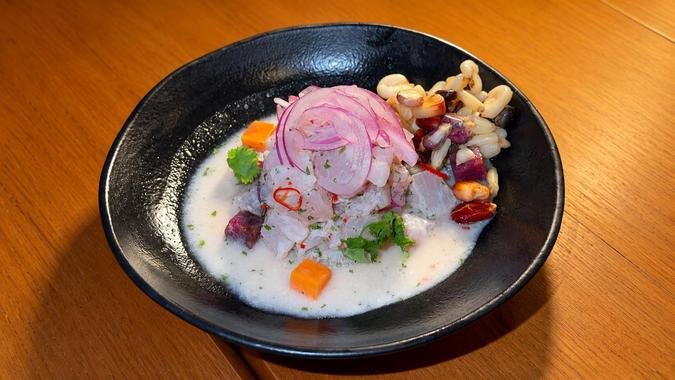 O Ceviche Cl�ssico de Pescada � o prato do Moema que concorre no Encontro Gastr� BH 2026(foto: Divulga��o)