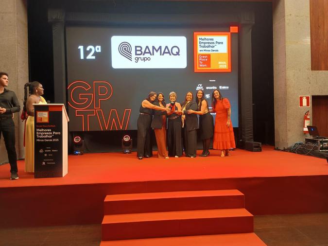 Grupo Bamaq leva prêmio do GPTW 2025(foto: Divulgação) Grupo Bamaq leva prêmio do GPTW 2025(foto: Divulgação)