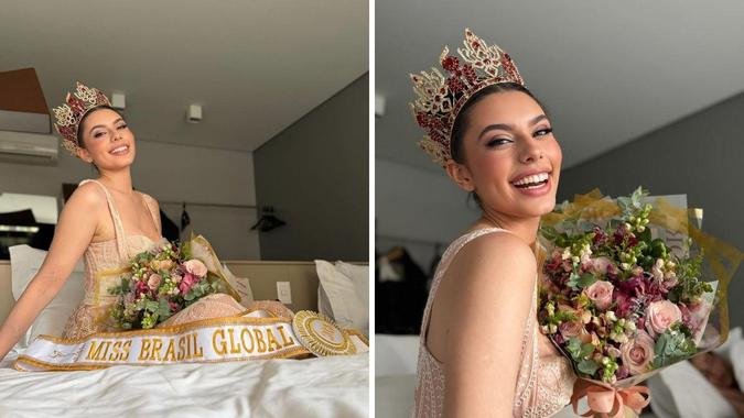 Mineira de 21 anos foi eleita Miss Brasil Global 2026 (foto: Reprodução/Instagram @giovannastarlingg) Mineira de 21 anos foi eleita Miss Brasil Global 2026 (foto: Reprodução/Instagram @giovannastarlingg)