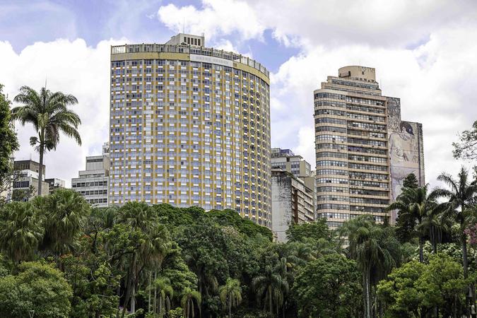 O Othon Palace será o novo Afonso Pena 1050: reforma do imóvel que funcionou como um hotel por 40 anos na capital prevê abertura de um terraço panorâmico no terceiro andar e a criação de áreas de uso comum que não exigem consumo(foto: Pablo Gomide/Divulgação) O Othon Palace será o novo Afonso Pena 1050: reforma do imóvel que funcionou como um hotel por 40 anos na capital prevê abertura de um terraço panorâmico no terceiro andar e a criação de áreas de uso comum que não exigem consumo(foto: Pablo Gomide/Divulgação)