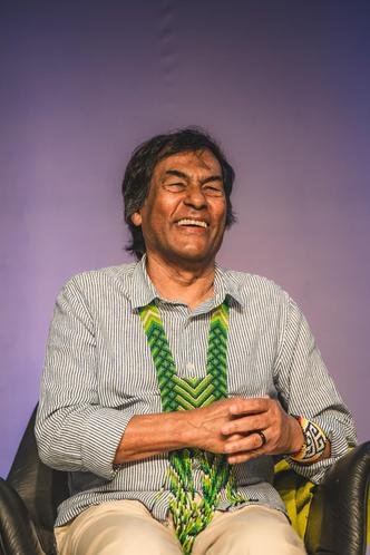 Ailton Krenak é um dos principais nomes da filosofia ambiental contemporânea(foto: @bleia/Divulgação) Ailton Krenak é um dos principais nomes da filosofia ambiental contemporânea(foto: @bleia/Divulgação)