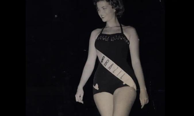 A brasileira Martha Rocha no concurso de Miss Universo, em 1954: Uma vers�o na imprensa, reproduzida at� hoje, conta que a perda do t�tulo foi pelo fato de a baiana ter duas polegadas a mais no quadril (foto: Arquivo Nacional)