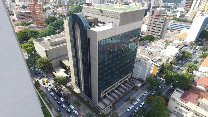 Vista aérea da unidade do Hospital Mater Dei do bairro Santo Agostinho, em Belo Horizonte, citado em publicação americana; rede possui unidades dentro e fora do Estado e chega, em 2028, a São Paulo(foto: Jana Vieras/Divulgação) Vista aérea da unidade do Hospital Mater Dei do bairro Santo Agostinho, em Belo Horizonte, citado em publicação americana; rede possui unidades dentro e fora do Estado e chega, em 2028, a São Paulo(foto: Jana Vieras/Divulgação)