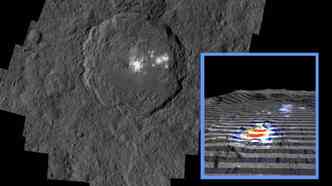 A sonda espacial Dawn, da Nasa, fez novas imagens das 