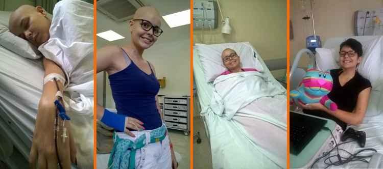 Facebook/O diário de Bia Vencendo a Leucemia/Reprodução Facebook/O diário de Bia Vencendo a Leucemia/Reprodução