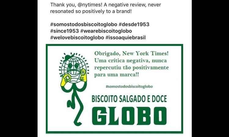 Instagram/biscoitosglobo/Reprodução Instagram/biscoitosglobo/Reprodução