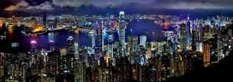 A cidade de Hong Kong, na China, segundo o estudo do instituto Climate Central, corre o risco de desaparecer caso a temperatura global aumente cerca de 2 C(foto: Pixabay)