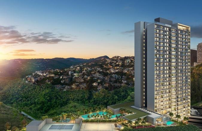 Edif�cio Madison Square, a poucos minutos da movimentada avenida Oscar Niemeyer e do Belvedere (foto: Mag� Monteiro/Divulga��o)