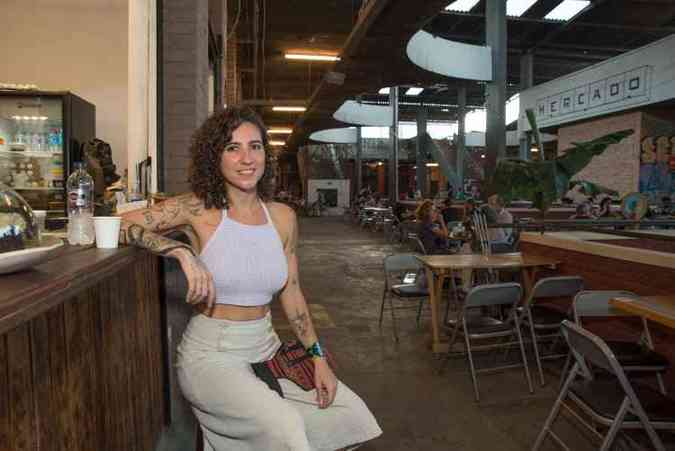 Vegetarian beauty entrepreneur Natalia Cruz visits the new floor of Mercado Novo at least once every 15 days: 