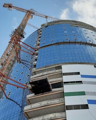 Obra do Hospital Mater Dei de Salvador com os blocos CCA da DVG Sical(foto: Beatriz Fr�es/Divulga��o)