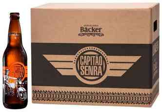A cerveja artesanal Capito Senra, da Backer,  encorpada, no estilo amber lager(foto: Populus Comunio/Divulgao)