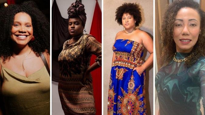 As integrantes do enTecer Iara Ribeiro, Luisa Saraiva e Mari Batista, também idealizadora do projeto, e Janaina Andrade(foto: Mari Batista/Divulgação) As integrantes do enTecer Iara Ribeiro, Luisa Saraiva e Mari Batista, também idealizadora do projeto, e Janaina Andrade(foto: Mari Batista/Divulgação)