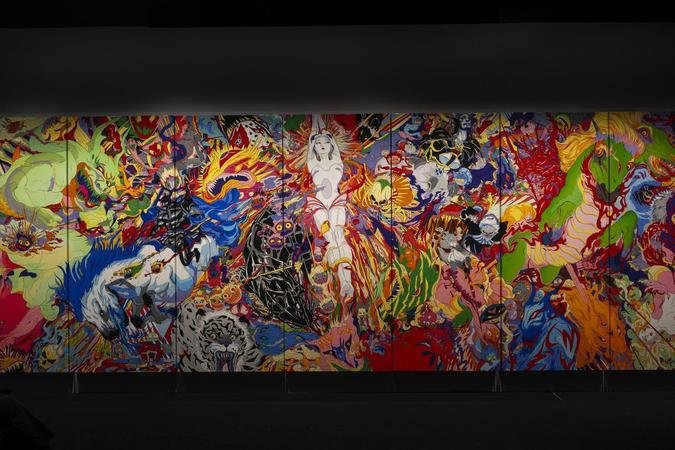 Devaloka, 2008, de Yoshitaka Amano(foto: Lua Morales/Divulgao)