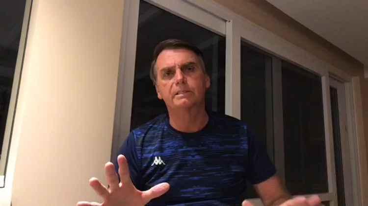 Facebook/Jair Bolsonaro/Reprodução Facebook/Jair Bolsonaro/Reprodução