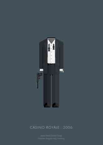 Figurino do filme 007 Cassino Royale, retratando o famoso espio James Bond(foto: Divulgao)