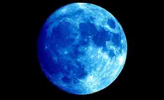 A ltima vez em que o fenmeno da 'Lua Azul' foi visto foi em 2012(foto: Yogaweeks.co/Reproduo)