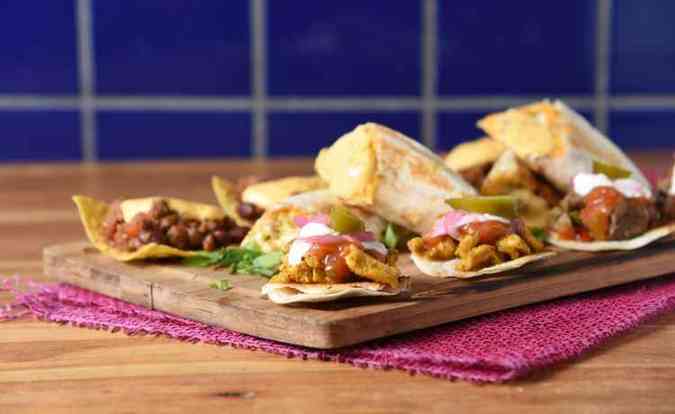 Takos: Mexican Tastes  um dos 10 concorrentes s vagas no Botecar 2019 e participa da seletiva com o prato mini burritos, mini tostaditas e mini nachos recheados(foto: Violeta Andrada/Divulgao)