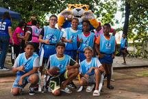 Projeto leva flag football gratuito a crian�as e adolescentes em BH