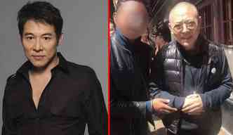 O ator chins Jet Li apareceu numa foto tirada recentemente no Tibete e deixou os fs horrorizados com sua aparncia frgil e envelhecida(foto: Articlebio.com/Reproduo e Twitter/StxNaty/Reproduo)