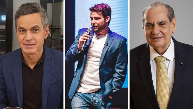 Pedro Paulo Drummond, Tony Ventura e Jos� Roberto Tadros(foto: Divulga��o)