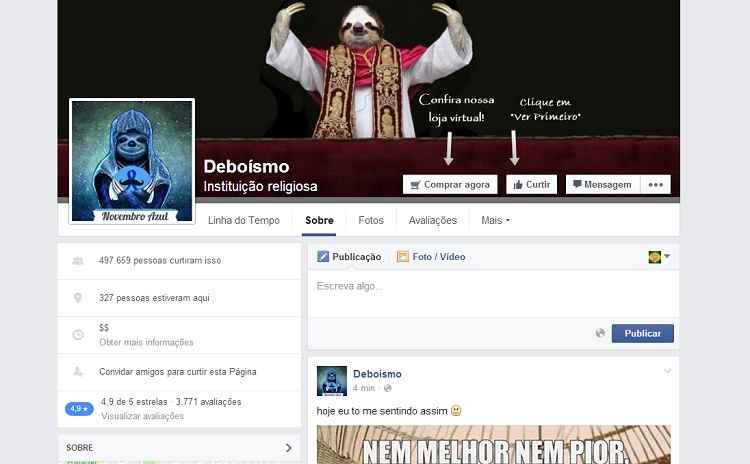 Facebook/Reprodução Facebook/Reprodução