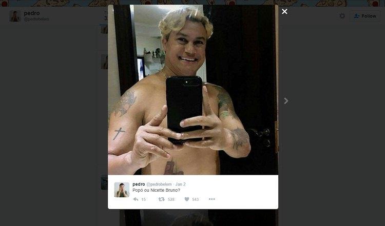 Twitter/pedrobelem/Reprodução Twitter/pedrobelem/Reprodução