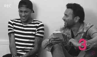 Em entrevista para o stylist mineiro Matheus Mazzafera, Neymar revela as mulheres que mais admira: Paola Oliveira, Alessandra Ambrsio e Adriana Lima(foto: YouTube/Hotel Mazzafera/Reproduo)
