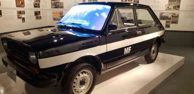 O Fiat 147 a lcool, de 1979: primeiro carro a usar o combustvel produzido em srie no mundo (foto: Rafael Campos/Encontro)